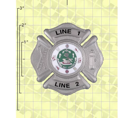 Quick Ship Custom Fire Rescue Police Security Badge 12