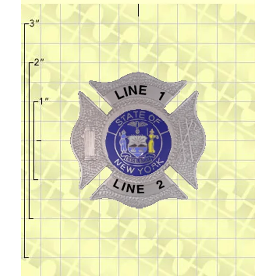 Quick Ship Custom Fire Rescue Police Security Badge 13