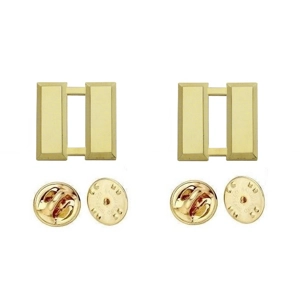 Captain Bars Collar Pins Insignia Gold