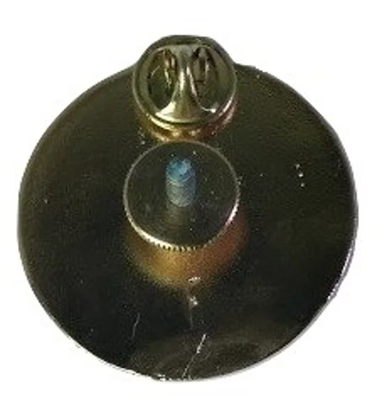 Hat Pin Bugles Disc 4 Bugle Deputy Chief Gold Screw Post