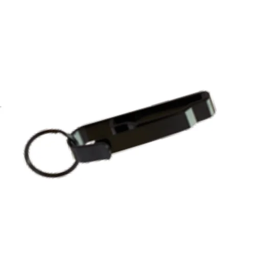 Solid Steel Key Clip Tactical Black