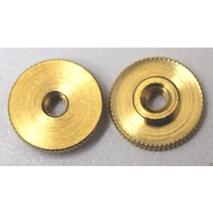 Brass Insignia Screw Back Nut Hat Device Backing