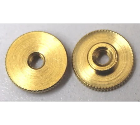 Brass Insignia Screw Back Nut Hat Device Backing