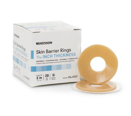 Skin Barrier Ring Moldable Adhesive Universal Size Flange 20 Pack