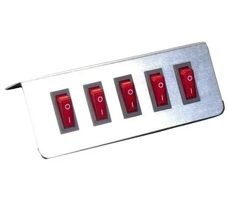 Quint 5 Button Switch Plate L Bracket Lightbar
