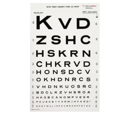 Eye Test Chart 10 Feet Snellen