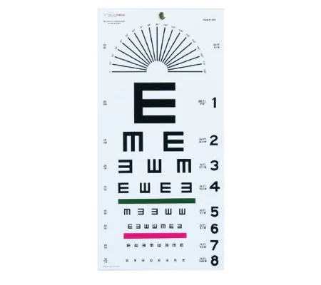 Eye Test Chart 20 Feet Falling E