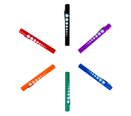 Disposable Penlight with Easy Reference Pupil Gauge Mixed 6 Pack