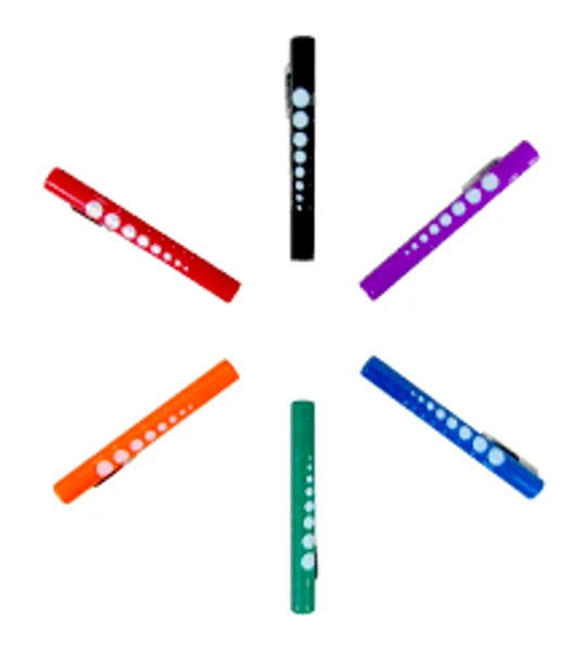 Disposable Penlight with Easy Reference Pupil Gauge Mixed 6 Pack