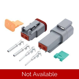 Deutsch 2-Pin Connector Housing Kit Waterproof Set