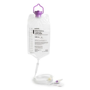 Gravity Feeding Bag Set 1200 mL Gravity Large Bore Snap Cap