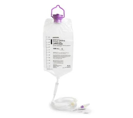 Gravity Feeding Bag Set 1200 mL Gravity Large Bore Snap Cap