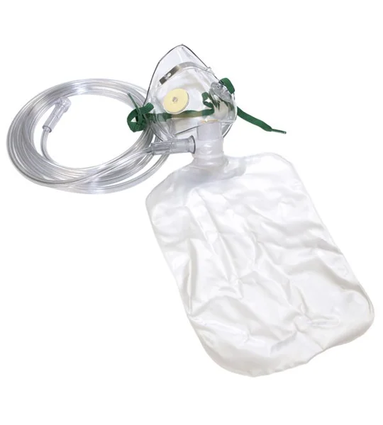 NonRebreather Oxygen Mask Elongated Adult