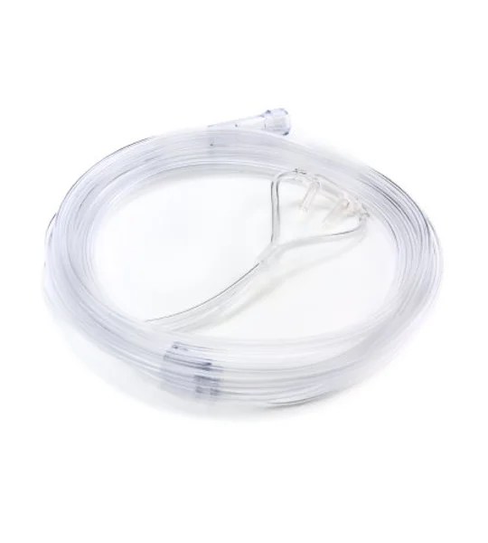 Nasal Cannula Low Flow Soft Adult Curved Prong NonFlared Tip
