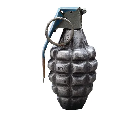 Inert Grenade Paperweight Pineapple Style