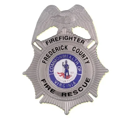 Frederick County Fire Rescue Silver Breast Badge