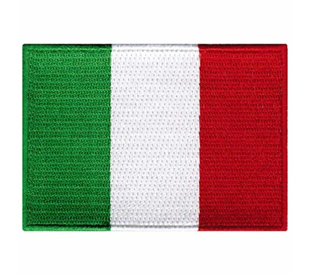 Italy Flag Patch 1.5 x 2.5