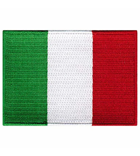 Italy Flag Patch 1.5 x 2.5