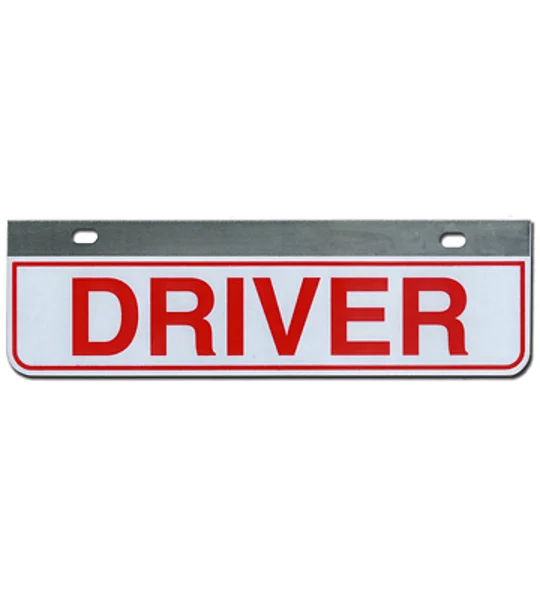 Aluminum Rider License Plate Fire Rescue Title: Driver
