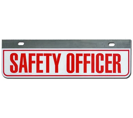 Aluminum Rider License Plate Fire Rescue Title: Safety Officer
