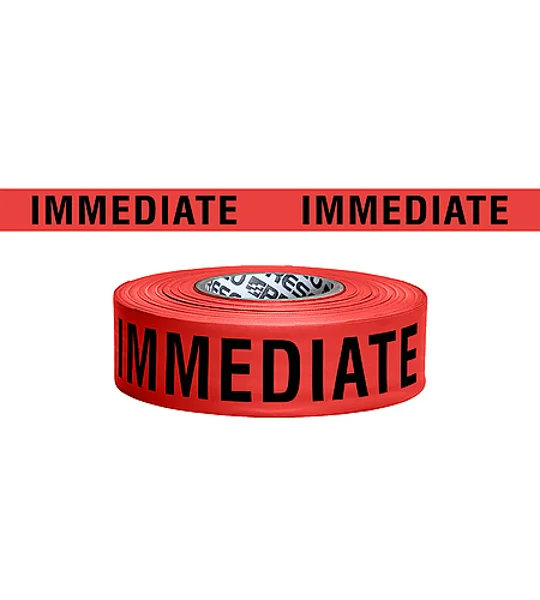 Triage Tape Printed Title Mass Causality MCI Red Immediate