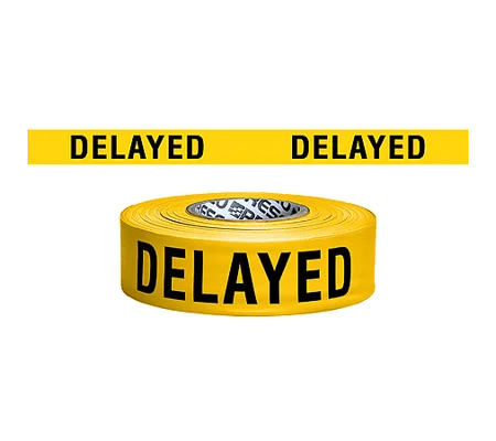 Triage Tape Printed Title Mass Causality MCI Yellow Delayed