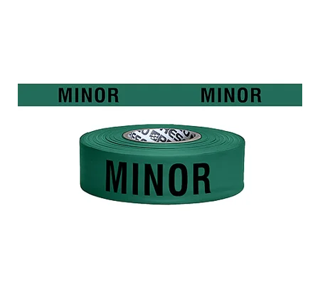 Triage Tape Printed Title Mass Causality MCI Green Minor