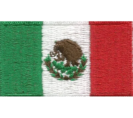 Mexico Flag Patch 1.5 x 2.5