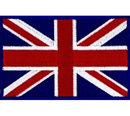 United Kingdom 1 Flag Patch 1.5 x 2.5