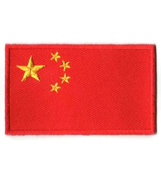 China 1 Flag Patch 1.5 x 2.5