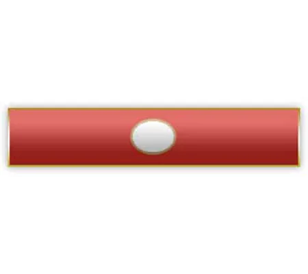 Citation Merit Bar Medal of Honor Award Solid Red with Cutout