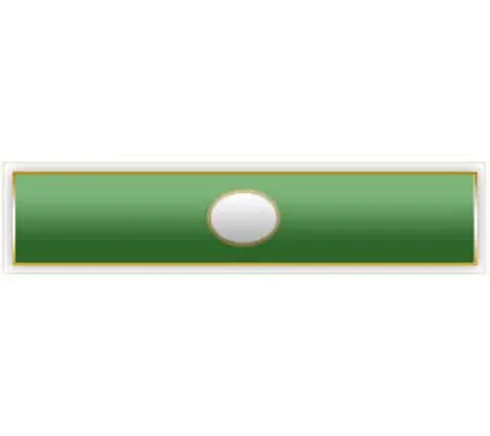 Citation Merit Bar Medal of Honor Award Solid Green with Cutout
