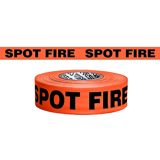 Printed Forestry Wildfire Flagging Tape Spot Fire 150' Roll