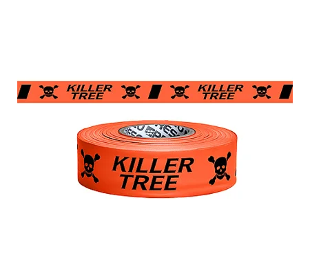 Printed Forestry Wildfire Flagging Tape Killer Tree 150' Roll