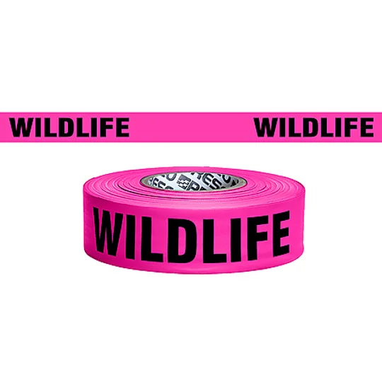 Printed Forestry Wildfire Flagging Tape Wildlife 150' Roll