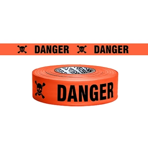 Printed Forestry Wildfire Flagging Tape Danger 150' Roll