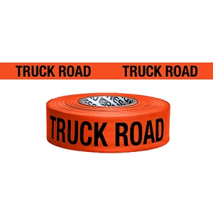 Printed Forestry Wildfire Flagging Tape Truck Road 300' Roll