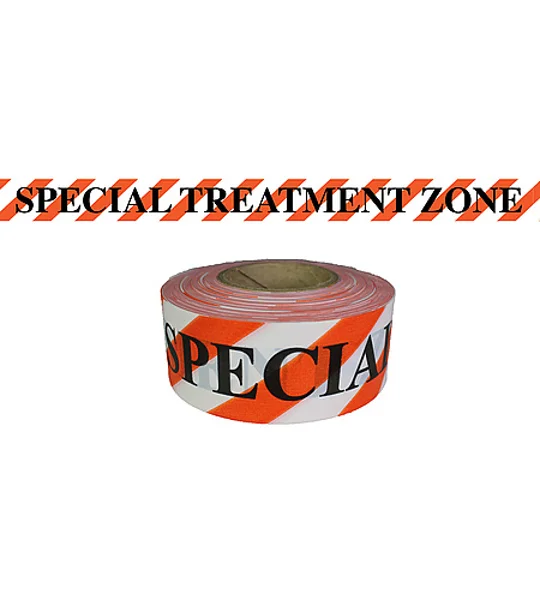 Triage Area Zone Tape Special Treatment Zone 300'