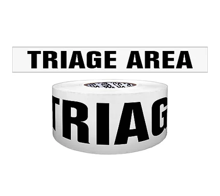 Triage Area Printed Barricade Tape Triage Area 1000'