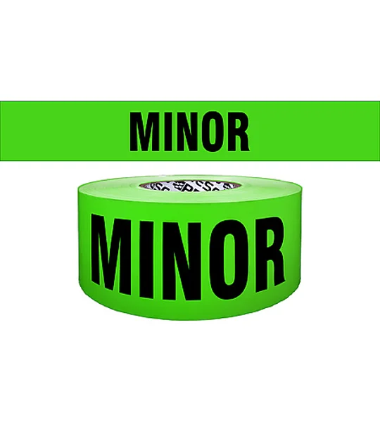 Triage Area Printed Barricade Tape Minor 1000'