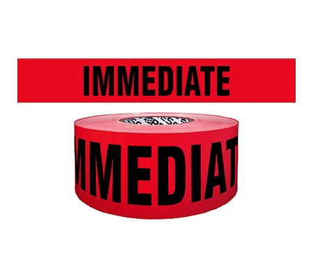 Triage Area Printed Barricade Tape Immediate 1000'