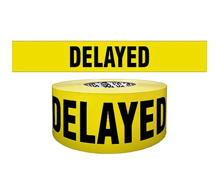 Triage Area Printed Barricade Tape Delayed 1000'