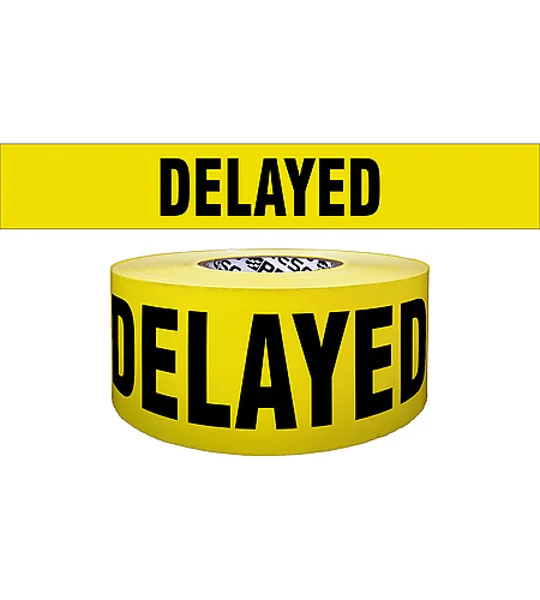 Triage Area Printed Barricade Tape Delayed 1000'
