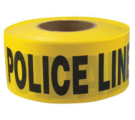 Barricade Tape 3" X 1000" Police Line Do Not Cross