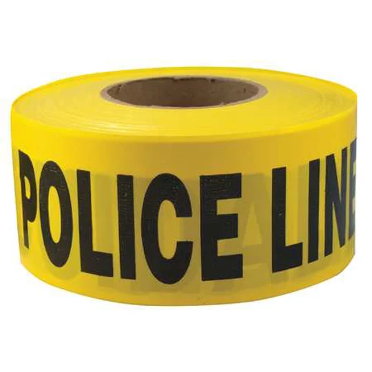 Barricade Tape 3" X 1000" Police Line Do Not Cross