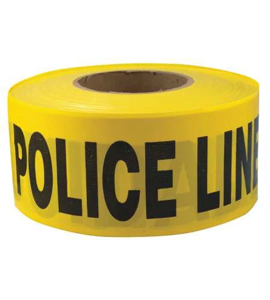 Barricade Tape 3" X 1000" Police Line Do Not Cross