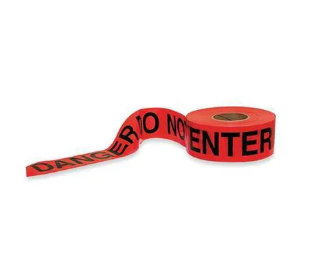Barricade Tape 3" X 1000' Red - Black Danger Do Not Enter