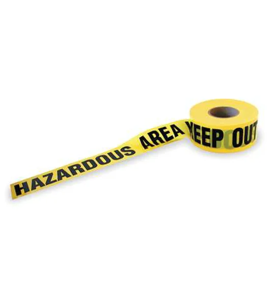 Barricade Tape 3" X 1000' Hazardous Area Keep Out