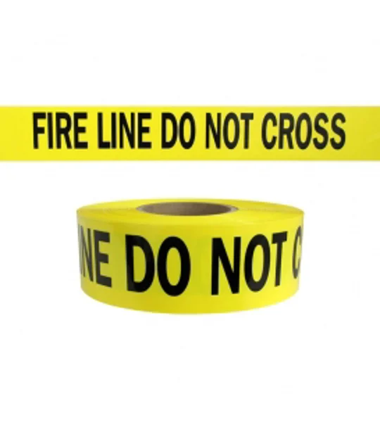 Barricade Tape 3" X 1000' Fire Line Do Not Cross