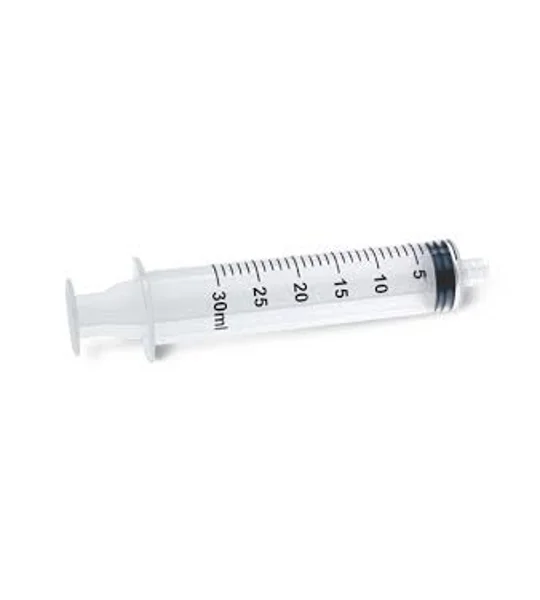 Syringe Empty no Needle Each 30ml 30cc